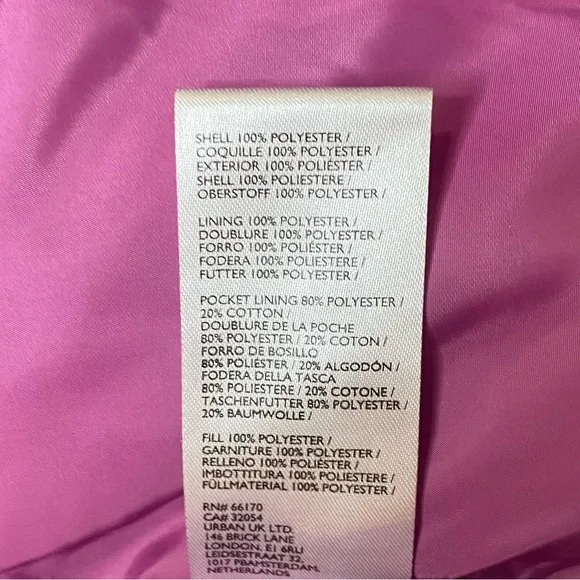 BDG XS Orange Purple Pink Ombré Puffer - Picture 13 of 15